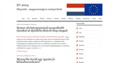 Desktop Screenshot of eu2004.hu